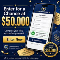 Super Sweepstakes - Verify, register, and finish entry process icon